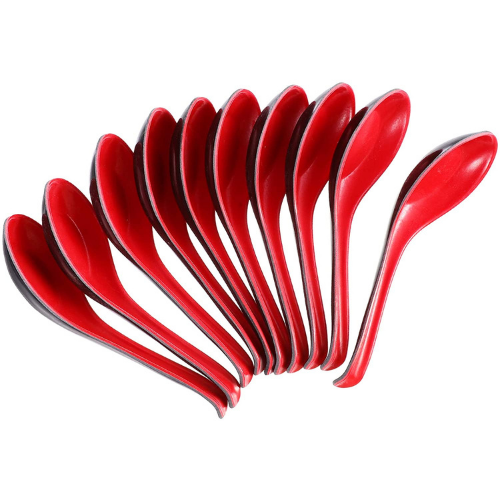 Ramen Çorba Kaşığı Kırmızı