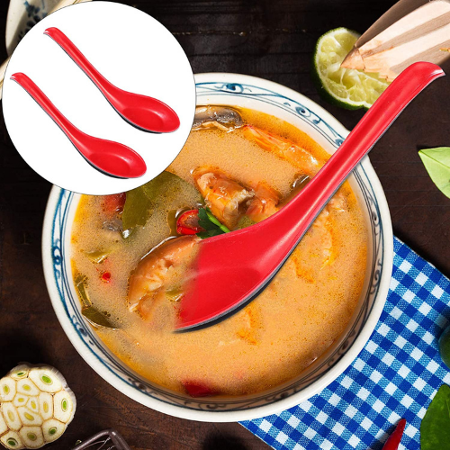 Ramen Çorba Kaşığı Kırmızı