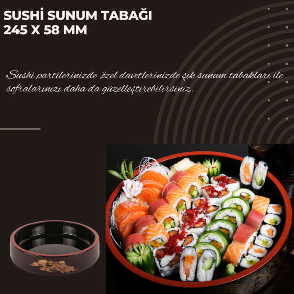 Sushi Sunum Tabağı 245 X 58 mm