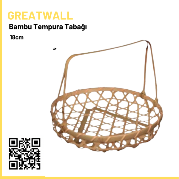 Bambu Tempura Tabağı 18cm