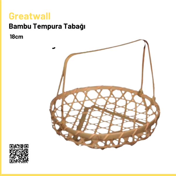 Bambu Tempura Tabağı 18cm