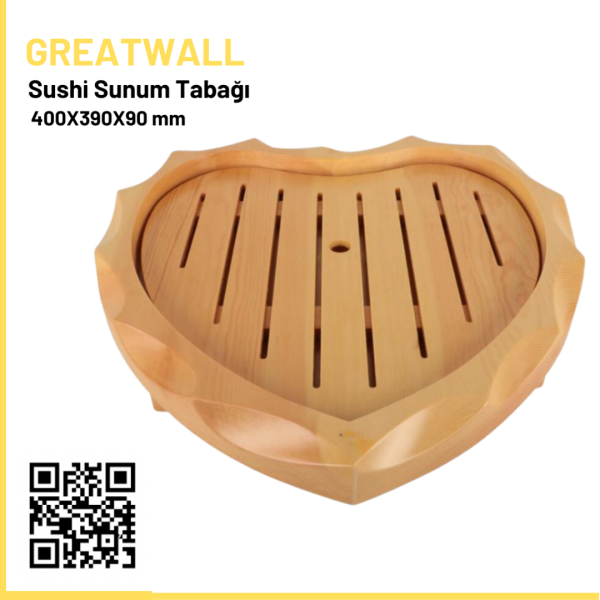 Bambu Sushi Sunum Tabağı 40x39x9 Cm