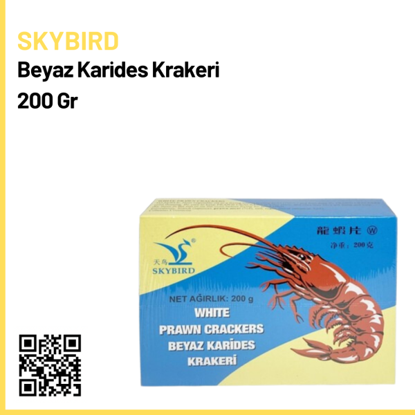 Skybird Beyaz Karides Krakeri 200 gr