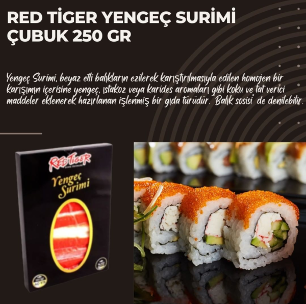 Red Tiger Yengeç Surimi Çubuk 250 gr