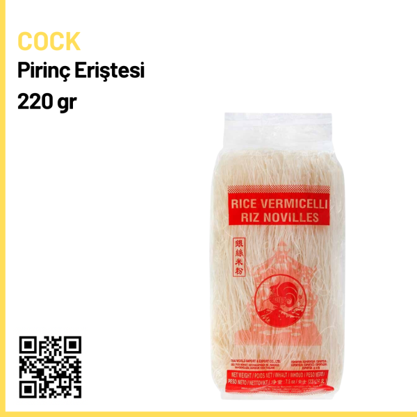 Cock Pirinç Eriştesi 220 Gr