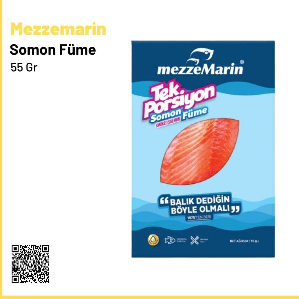 Mezzemarin Somon Füme 55 gr