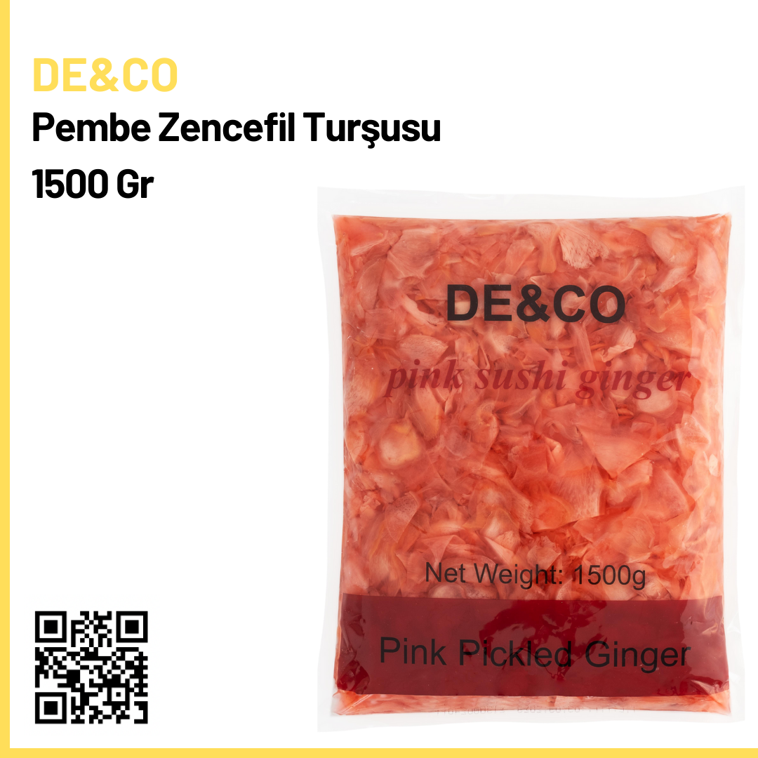 De&Co Pembe Zencefil Turşusu 1500 Gr