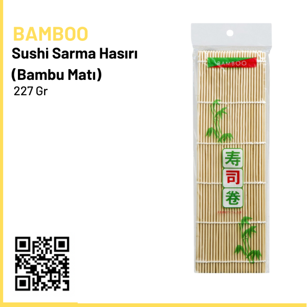 Bambu Sushi Sarma Hasırı (bambu matı) 24 cm