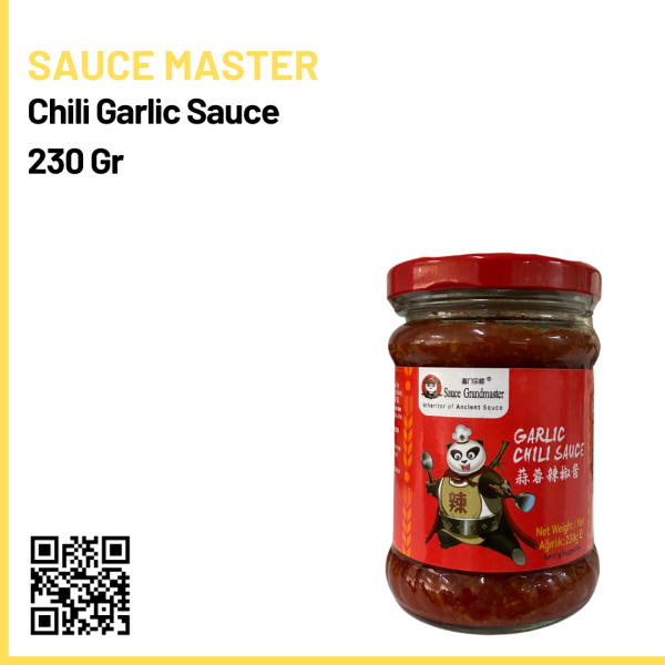 Sauce Master Chili Garlic Sauce 230 Gr (Sarımsaklı Acı Biber Sos)