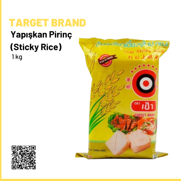 Target Brand Yapışkan Pirinç 1 kg (Sticky Rice)