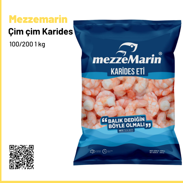 Mezzemarin Çim Çim Et Karides 100/200 1 Kg