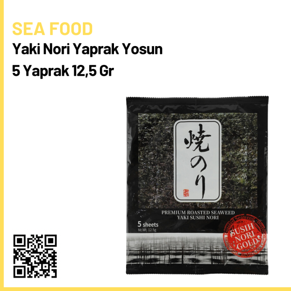 Sea Food Yaki Nori Yaprak Yosun 5 Yaprak 12,5 Gr
