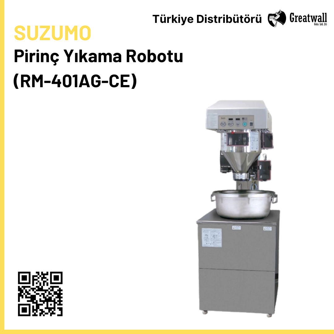 Suzumo Pirinç Yıkama Robotu (RM-401AG-CE)