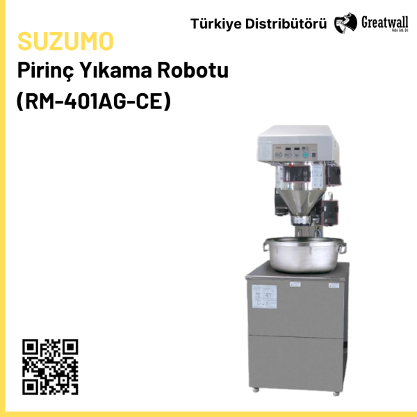Suzumo Pirinç Yıkama Robotu (RM-401AG-CE)