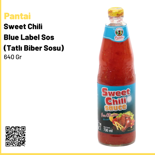 Pantai Sweet Chili Blue Label Sos (Tatlı Biber Sosu) 730 ml