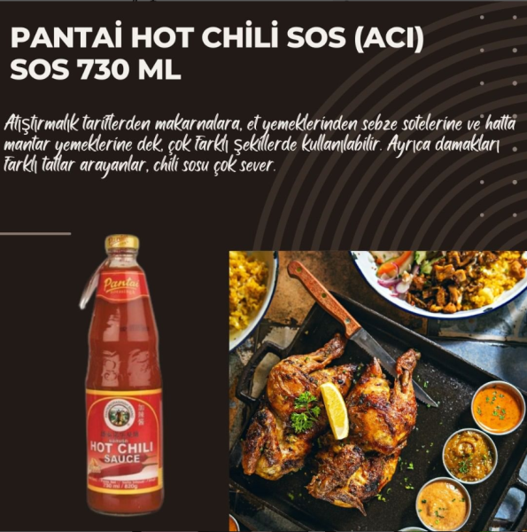 Pantai Hot Chili Sos (Acı) Sos 730 ml