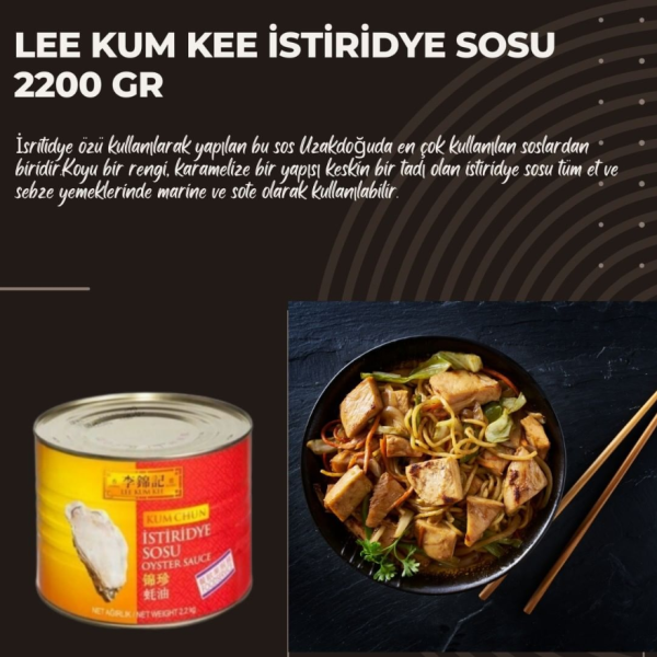 Lee Kum Kee İstiridye Sosu 2200 gr (Oyster Sos)