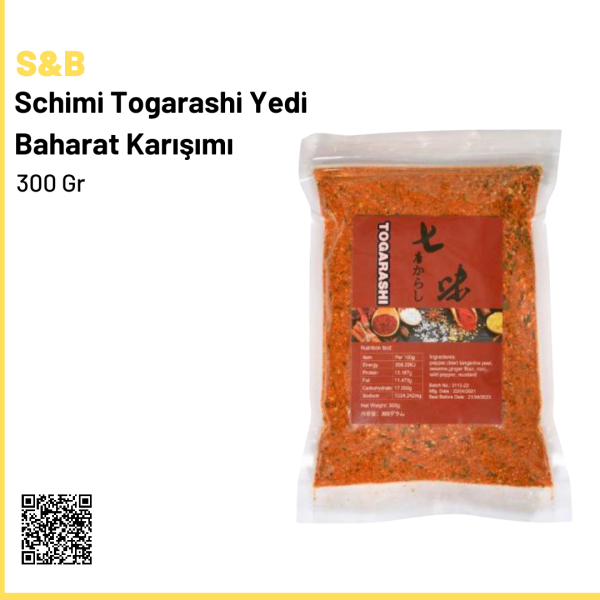 S&B Schimi Togarashi Yedi Baharat Karışımı 300 Gr