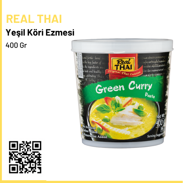 Real Thai Yeşil  Köri Ezmesi 400 gr