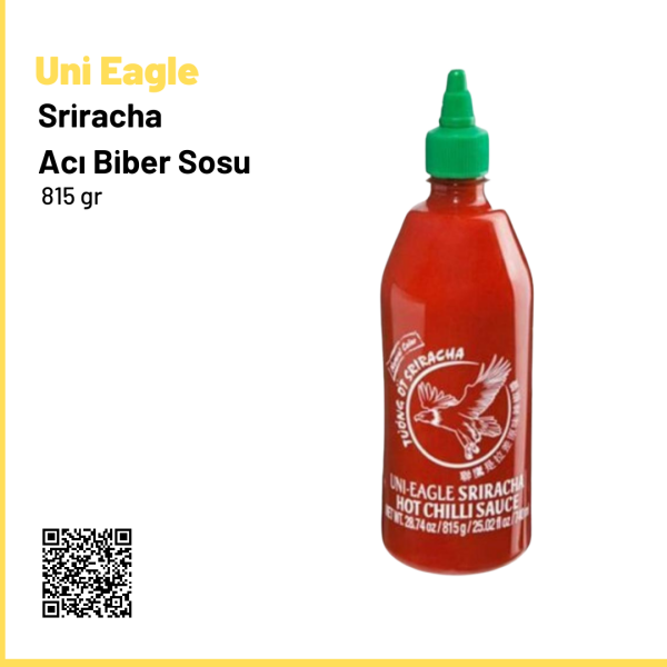 Uni Eagle Sriracha Acı Biber Sosu 815gr