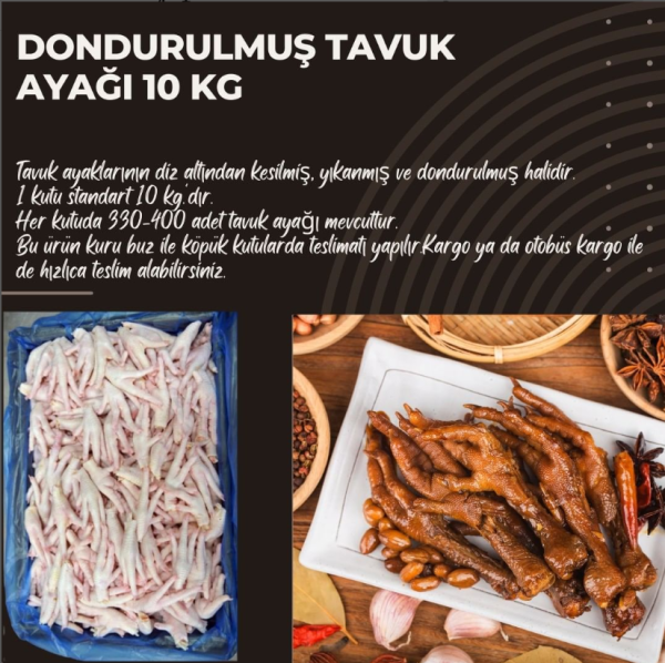 Greatwall Dondurulmuş Tavuk Ayağı 10 kg