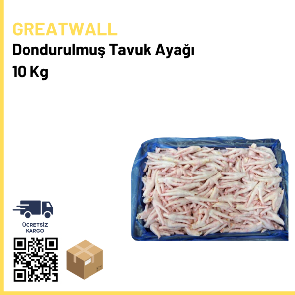 Greatwall Dondurulmuş Tavuk Ayağı 10 kg