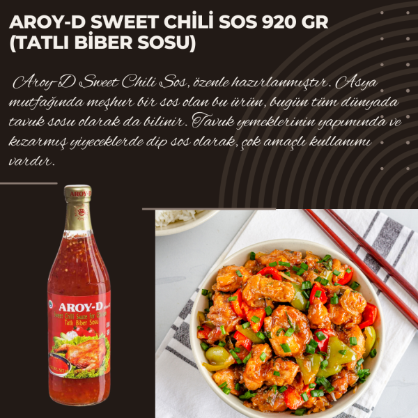 Aroy-d Sweet Chili Sos 920 gr (Tatlı Biber Sosu)
