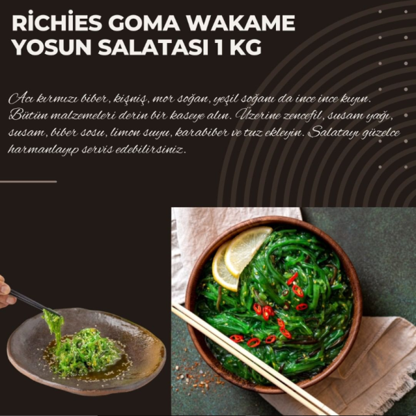 King Crown Wakame (Yosun Salatası) 2 Kg