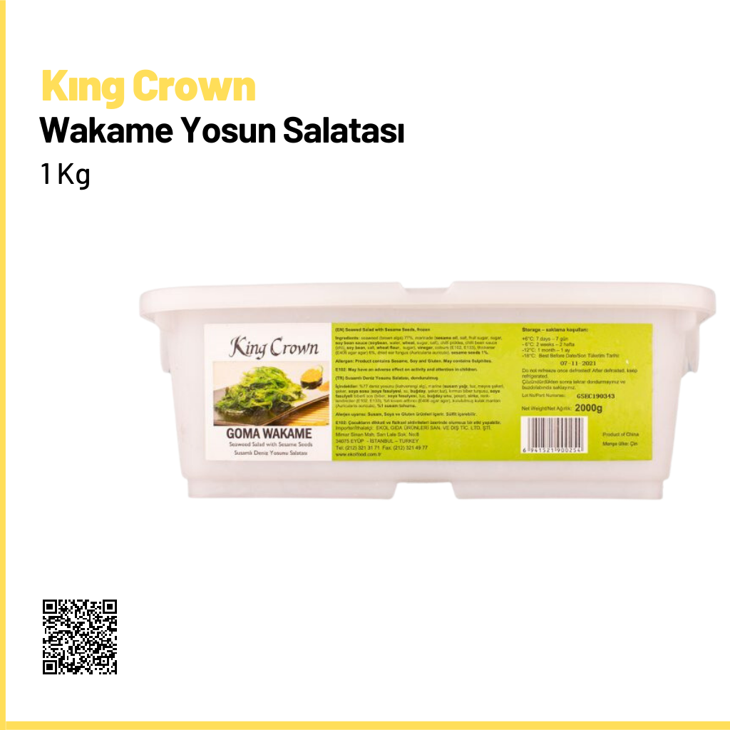 Richies Goma Wakame Yosun Salatası 1 Kg