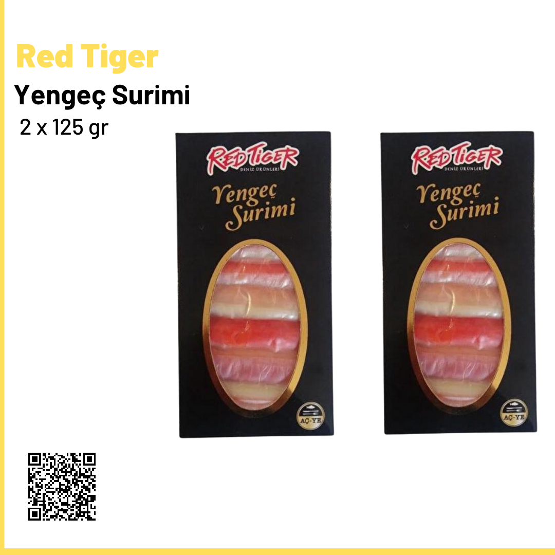 Red Tiger Yengeç Surimi 2 x 125 gr