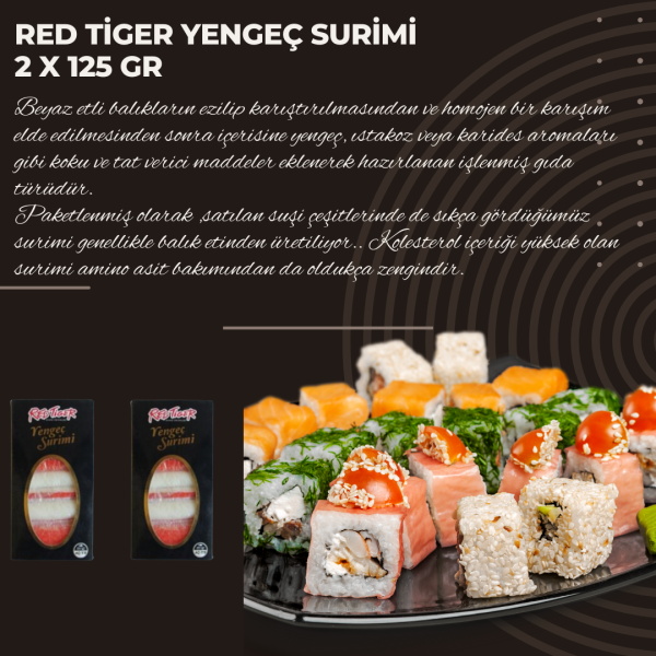 Red Tiger Yengeç Surimi 2 x 125 gr