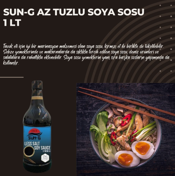 Sun-g Az Tuzlu Soya Sosu 1 lt