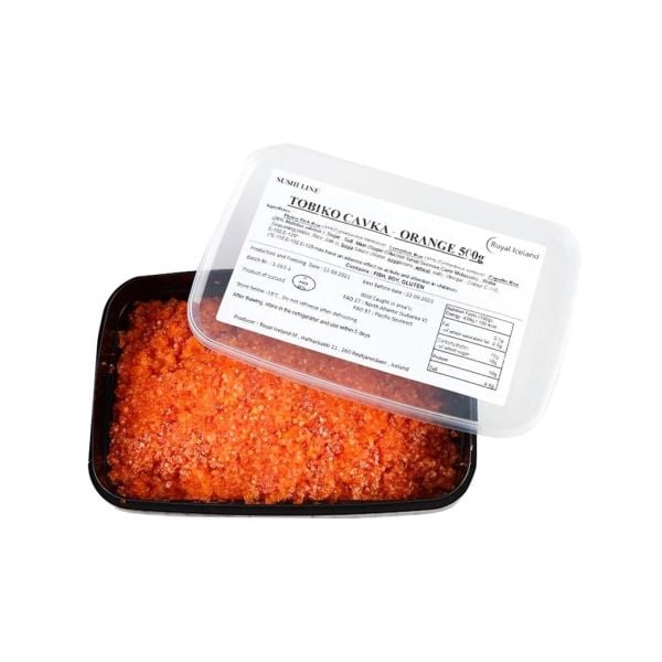 Tobiko Cavka Turuncu Balık Yumurtası 500 gr x12 (Ad: 1300₺)
