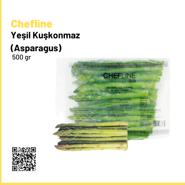 Chefline Yeşil Kuşkonmaz 500 gr (Asparagus)