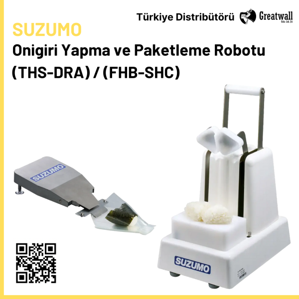 Suzumo Onigiri Yapma ve Paketleme Robotu (THS-DRA)(FHB-SHC)