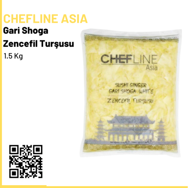 Chefline Asia Gari Shoga Zencefil Turşusu 1.5 Kg