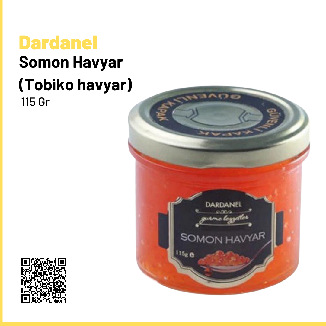 Dardanel Somon Havyar 115 Gr (Tobiko havyar)