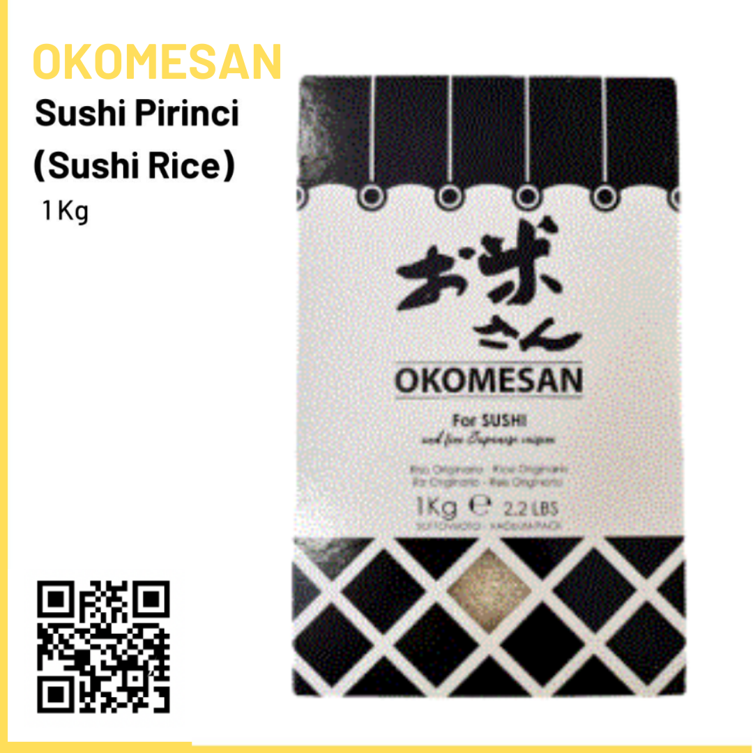 Okomesan Sushi Pirinci 1 kg (Sushi Rice)