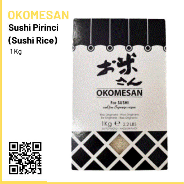 Okomesan Sushi Pirinci 1 kg (Sushi Rice)