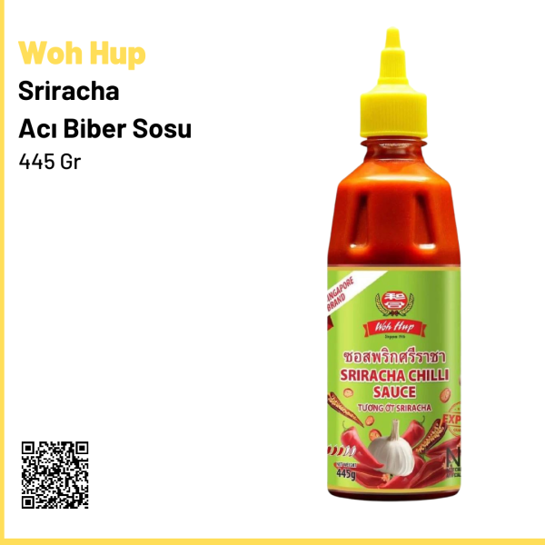 Woh Hup Sriracha Acı Biber Sosu 445 gr
