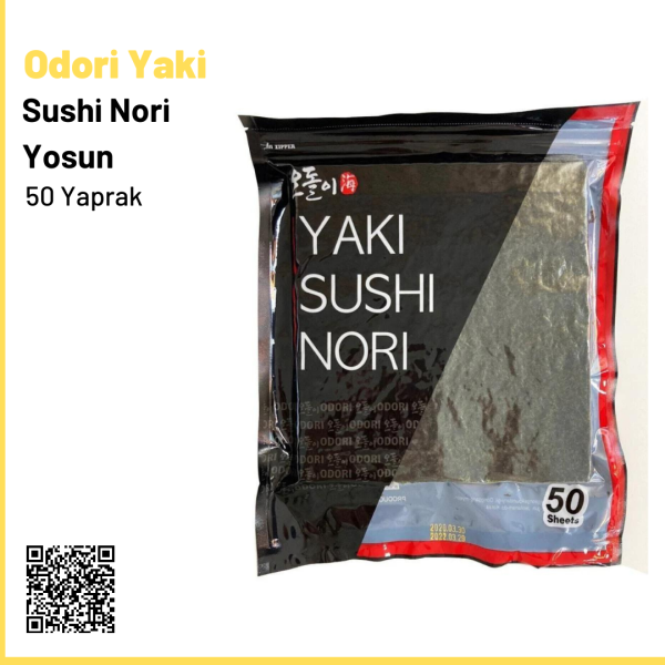 Odori Yaki Sushi Nori Yosun 50 Yaprak