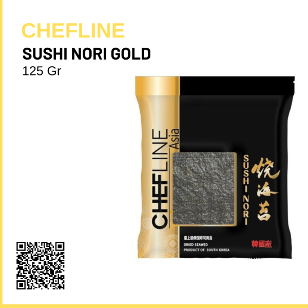Chefline  Sushi Nori Gold  Yosun 50 Yaprak 125 gr