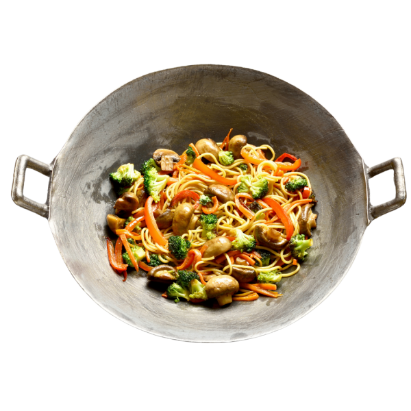 Çift Kulplu Wok Tava Döküm 55 cm J002