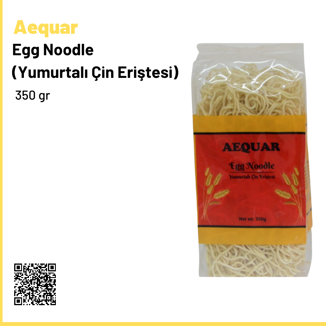 Aequar Egg Noodle (Yumurtalı Çin Eriştesi) 350 gr