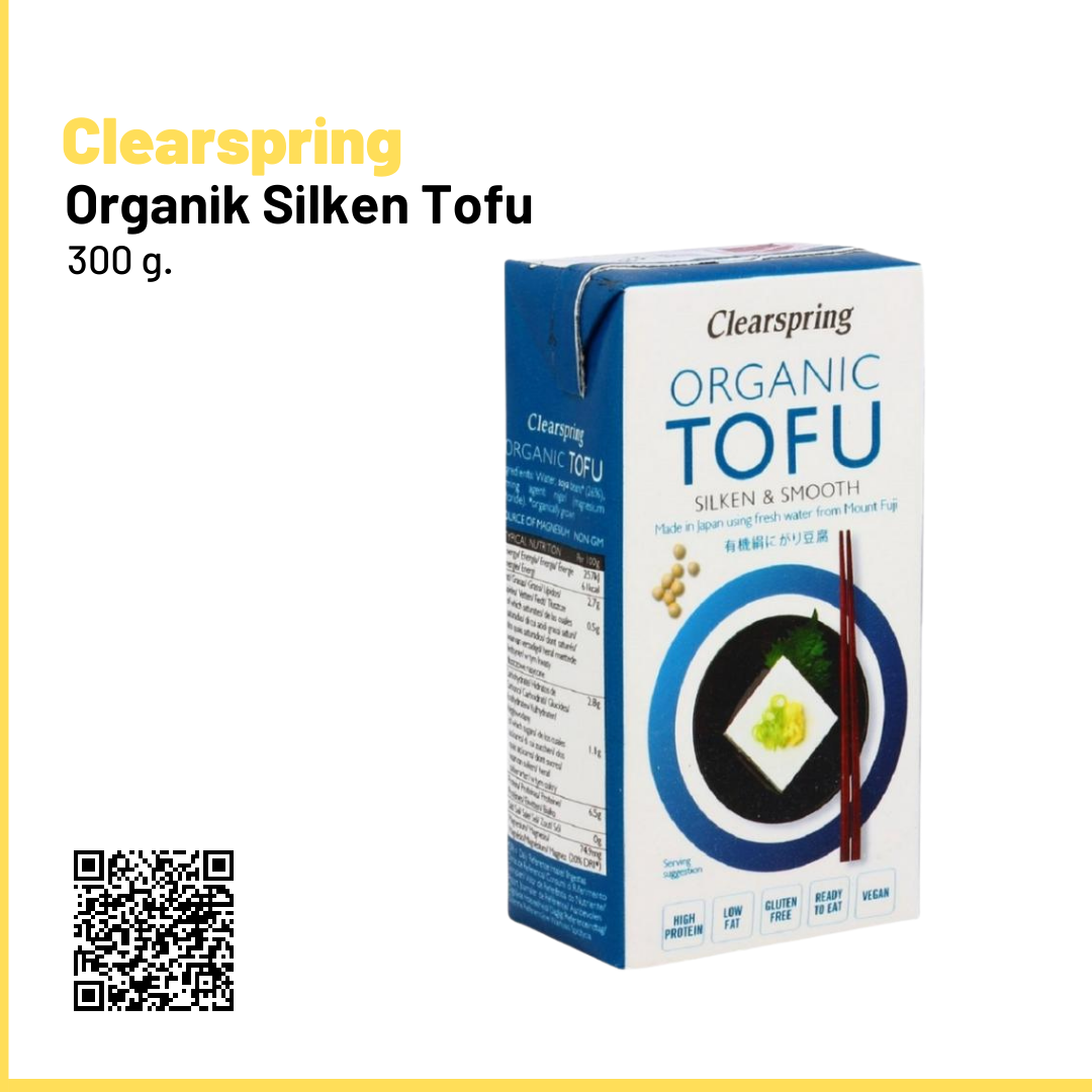 Clearspring Organik Silken Tofu 300 g.