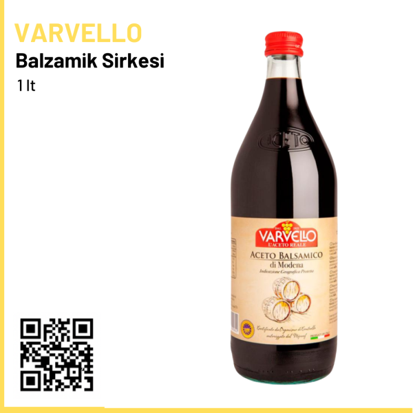 Varvello Balzamik Sirkesi 1 lt