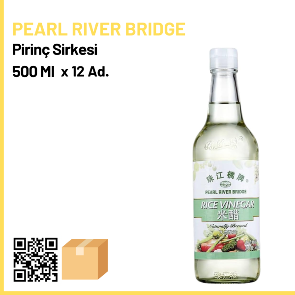 Pearl River Bridge Pirinç Sirkesi 500 Ml x 12 (Ad: 120₺)