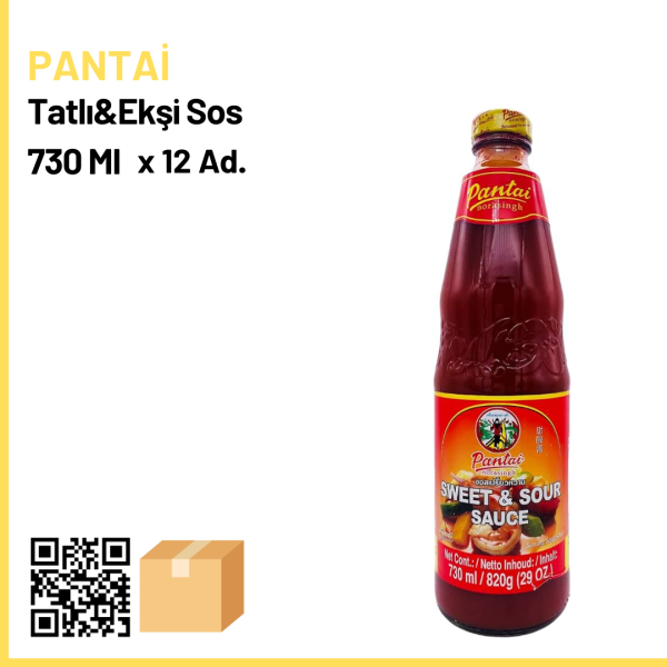 Pantai Tatlı & Ekşi Sos 730 Ml x 12 (Ad: 260₺)