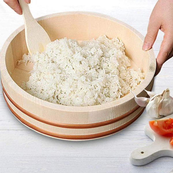 Sushi Pirinç Dinlendirme Küveti Bambu 66 Cm x 12 Cm