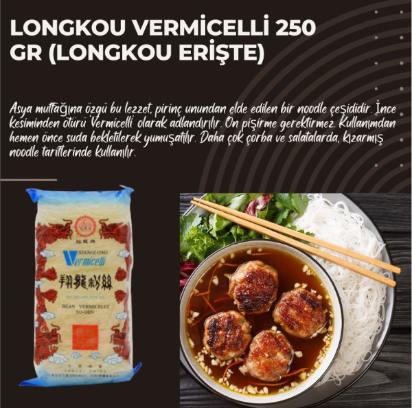 Longkou Vermicelli 250 Gr (Longkou Erişte)